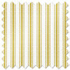 Lace Stripes, Saffron - Motorised Roman Blind